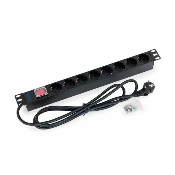 Razvodni PDU panel za rek 19in sa 8 utičnih mesta 1U