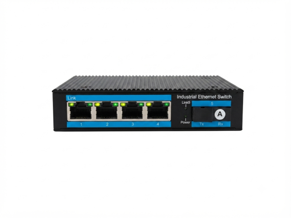 ExeLink ISF1005 neupravljivi industrijski switch 4x10/100 Base-TX porta 1x100Base-FX SC Port