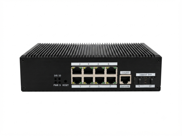 ExeLink ISG2510-V2 upravljivi industrijski switch 8x10/100/1000 Base-T porta 2x1000 Base-X SFP port