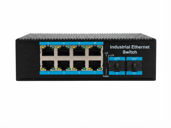 ExeLink ISG1010 neupravljivi industrijski switch 8x10/100/1000 Base-T porta 2x1000 Base-X SFP Port