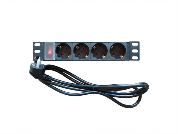 ExeLink Razvodni PDU panel za REK 10inca sa 4 utičnih mesta (aluminijum)
