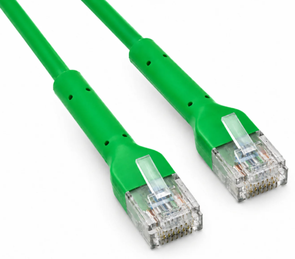 Patchcord kabl UTP cat 6a CU1 m zeleni