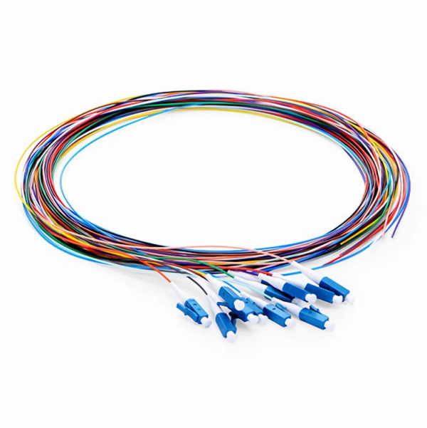 Optički Pigtail LC/UPC SM, set - 12 boja G.657A1, 1m